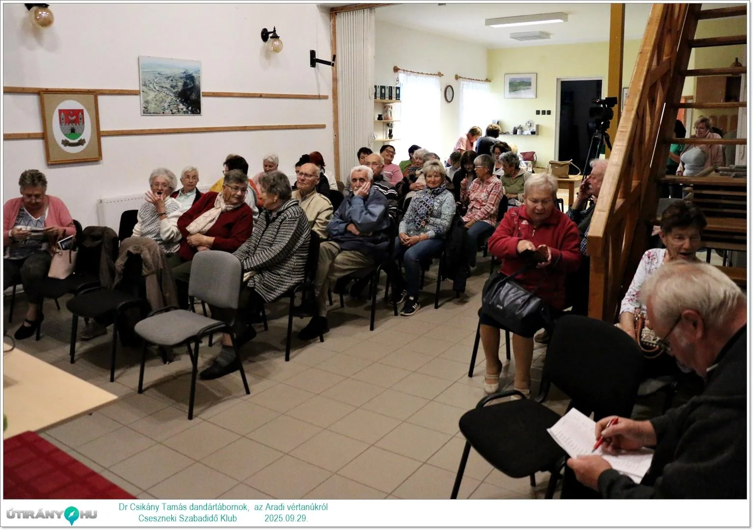 2025.09.29. Dr. Csikány Tamás dandártábornok, Aradi vértanúk előadása kisfilmmel