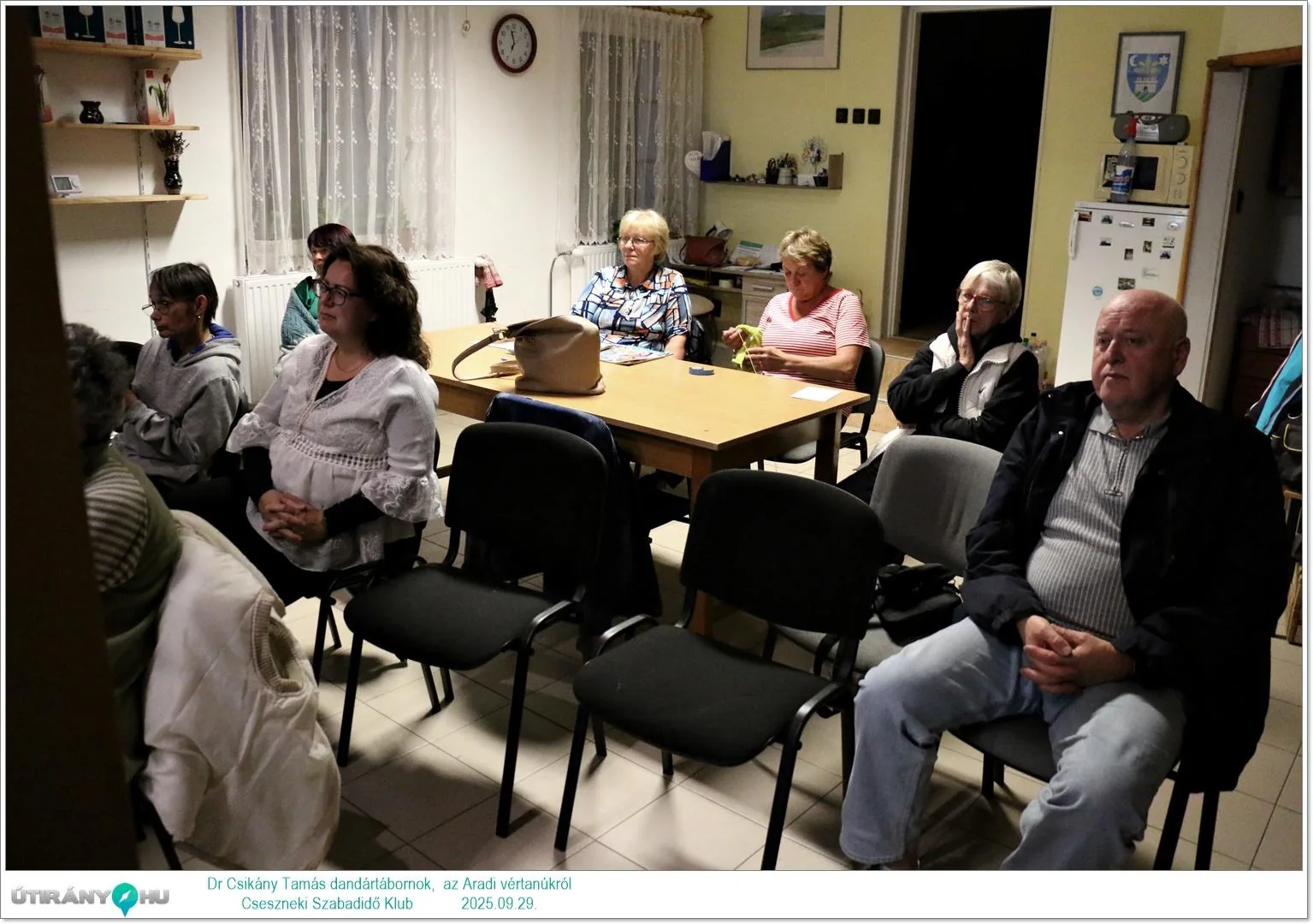 2025.09.29. Dr. Csikány Tamás dandártábornok, Aradi vértanúk előadása kisfilmmel