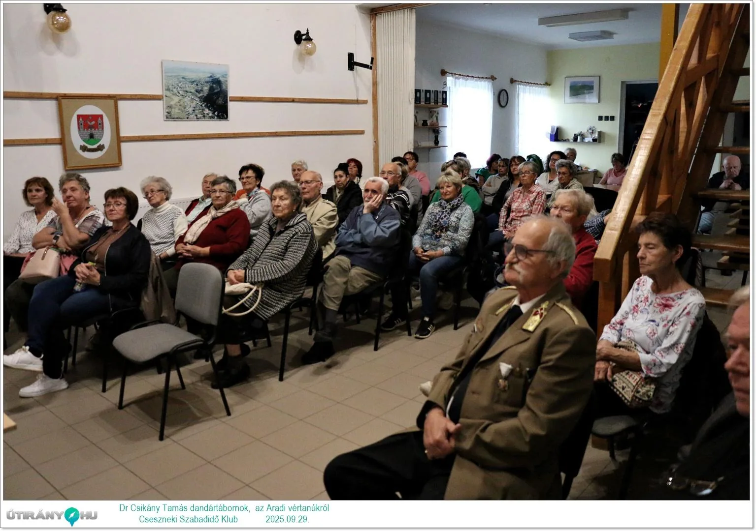 2025.09.29. Dr. Csikány Tamás dandártábornok, Aradi vértanúk előadása kisfilmmel