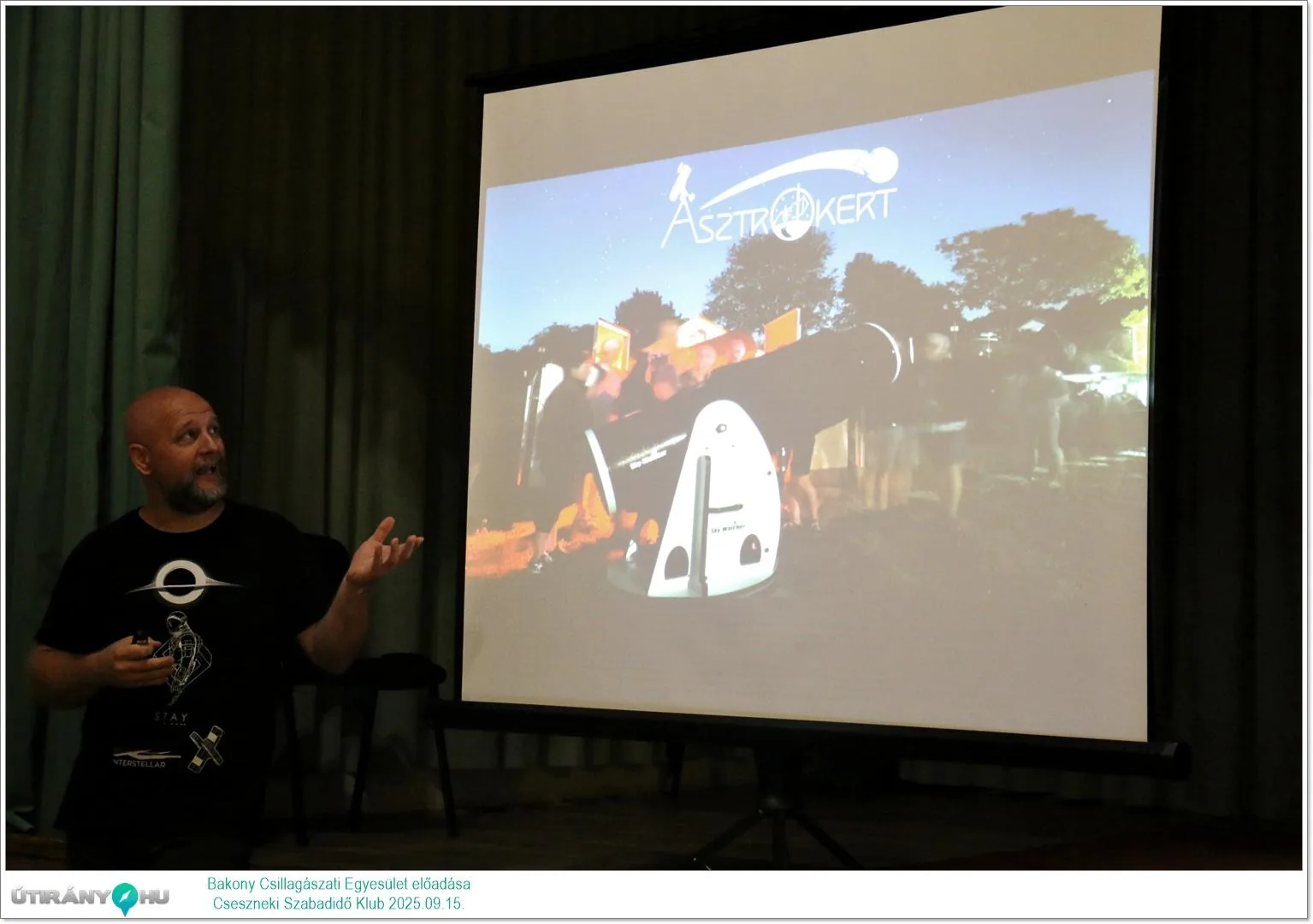2025.09.15. Bakony Csillagászati Egyesület előadása