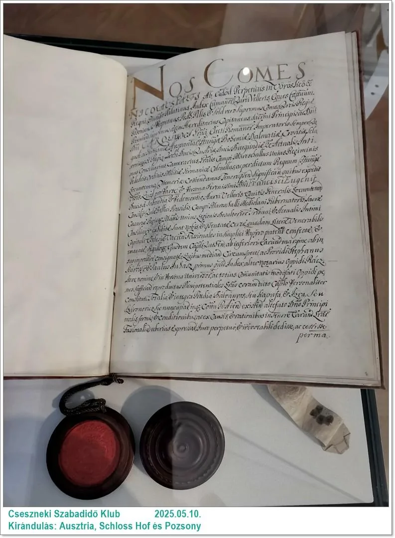 2025.05.10. Kirándulás: Ausztria, Schloss Hof és Pozsony / Képeket a tagok készítették