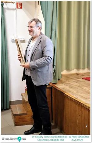 2025.09.29. Dr. Csikány Tamás dandártábornok, Aradi vértanúk előadása kisfilmmel