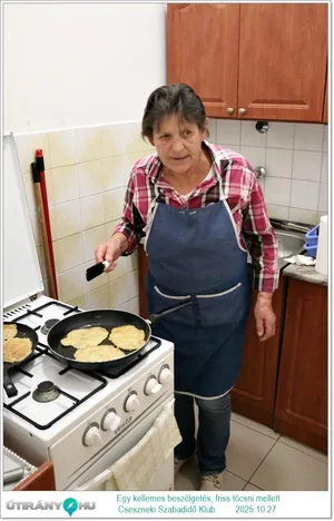 2025.10.27. Egy kellemes beszélgetés, friss tócsni mellett