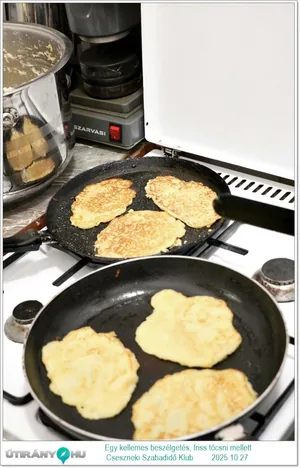 2025.10.27. Egy kellemes beszélgetés, friss tócsni mellett