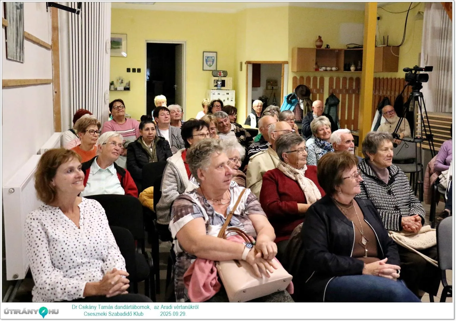 2025.09.29. Dr. Csikány Tamás dandártábornok, Aradi vértanúk előadása kisfilmmel