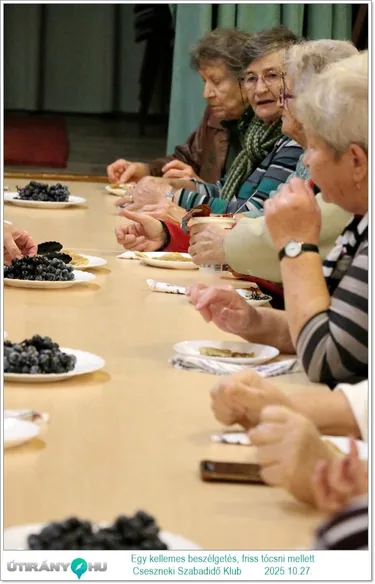 2025.10.27. Egy kellemes beszélgetés, friss tócsni mellett