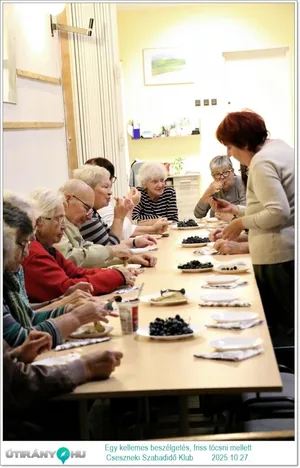 2025.10.27. Egy kellemes beszélgetés, friss tócsni mellett