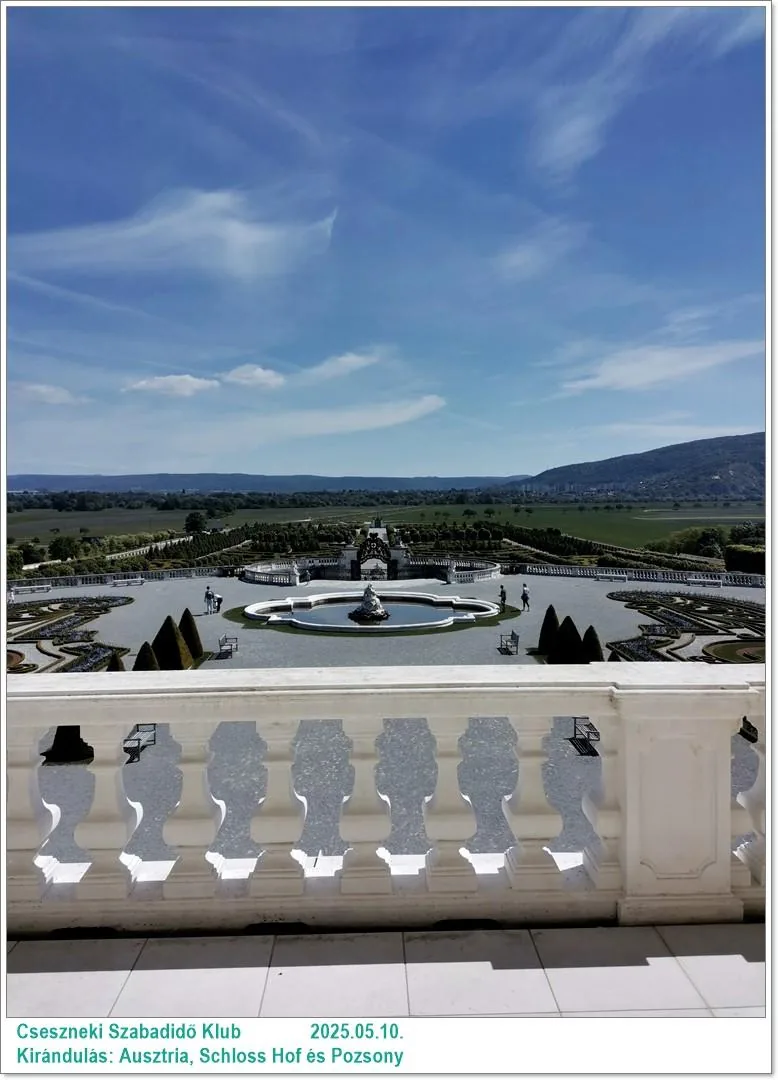 2025.05.10. Kirándulás: Ausztria, Schloss Hof és Pozsony / Képeket a tagok készítették